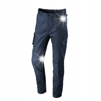 NEO SPODNIE ROBOCZE DO PASA GUMA NAVY PROFILED 81-224 L/52