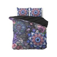 200x220 AMBROSA antracyt komplet pościel flanelowa