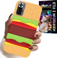 ETUI DO XIAOMI NOTE 10 PRO - CASE BURGER CHEESEBURGER OBUDOWA PREZENT