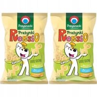 Przysnacki Reksio Prażynki lekko solone 95 g x 2 sztuk