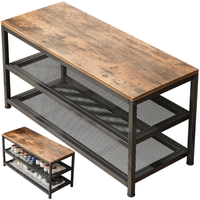 REGAŁ SZAFKA NA BUTY SIEDZISKIEM DUŻA PÓŁKA INDUSTRIALNA LOFT RETRO 73 CM