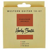 Struny do gitary akustycznej Harley Benton HQS WE 10-47 PB 6 strun