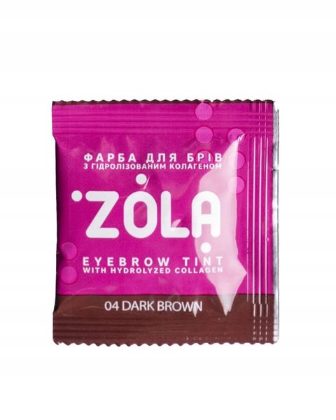 Farbka do brwi Zola 04 Dark brown 5ml + aktywator 5ml zdjęcie 5