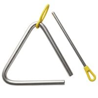 Trójkąt Muzyczny Kera Audio T-10 stalowy 25cm Zestaw z Pałką