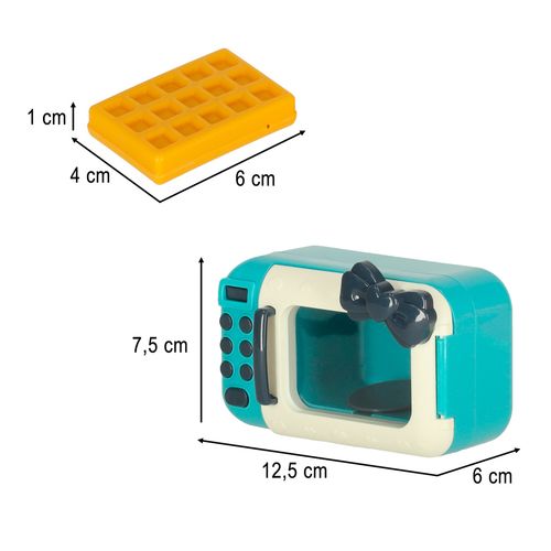 Zestaw Kuchenny Mikrofala Toster Mikser Jedzenie Akcesoria Gotowanie Dzieci na Arena.pl