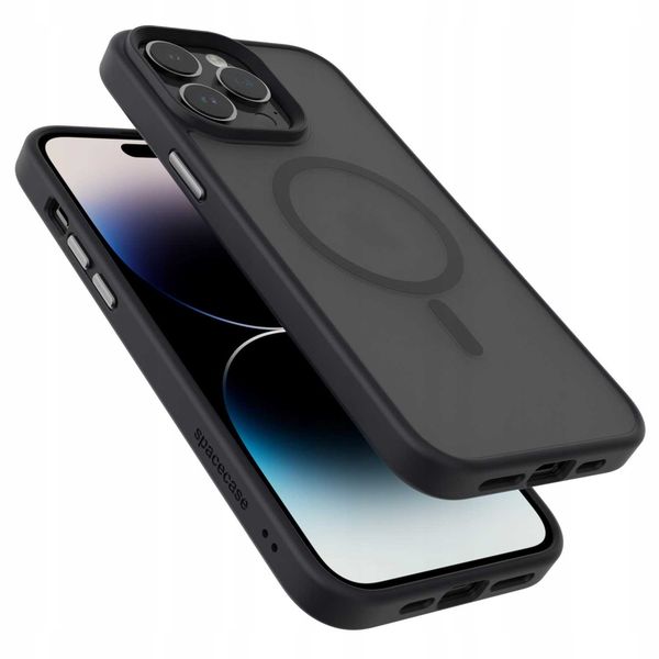 Spacecase Hybrid Mag Iphone 14 Pro Max Black zdjęcie 2