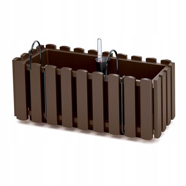 Skrzynka balkonowa Boardee Fencycase 400W | Brąz, Kształt Prostokątny, Wymiary 18x38x16.2 cm, Kolor Brąz, Prosperplast zdjęcie 3