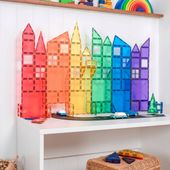 CONNETIX KLOCKI MAGNETYCZNE RAINBOW CREATIVE PACK 102 SZT