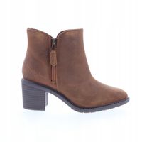 Clarks Botki Scene Zip 261637684 Brązowy R38