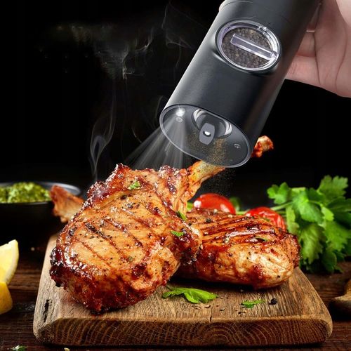 ELEKTRYCZNY MŁYNEK DO SOLI I PIEPRZU | 2w1 ZESTAW na Arena.pl