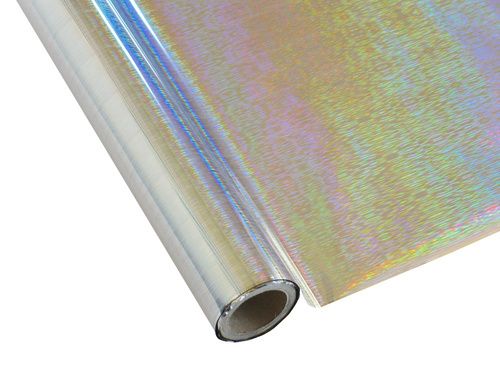 Folia do hot stampingu z wzorem - Weave Silver zdjęcie 1