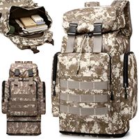 Plecak militarny taktyczny survivalowy 50 l - piaskowy