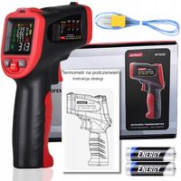 PIROMETR LASEROWY BEZDOTYKOWY TERMOPARA HIGROMETR EMISYJNOŚĆ -50 +650°C