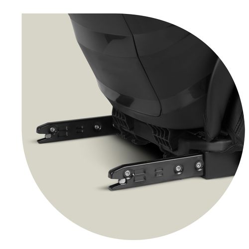 Fotelik samochodowy Nukido Louis Soft czarno-szary 15-36 kg ISOFIX na Arena.pl