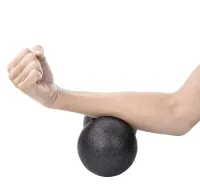 Piłka podwójna piłeczka do masażu roller mięśni silikon bardzo twarda 13cm