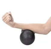 Piłka podwójna piłeczka do masażu roller mięśni silikon bardzo twarda 13cm