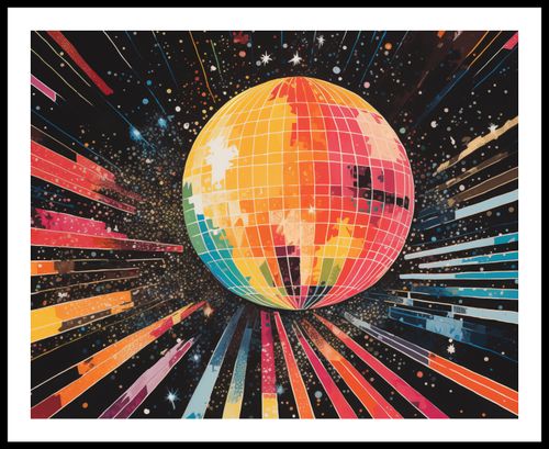 Plakat 76x60,5cm Disco Gra! na Arena.pl
