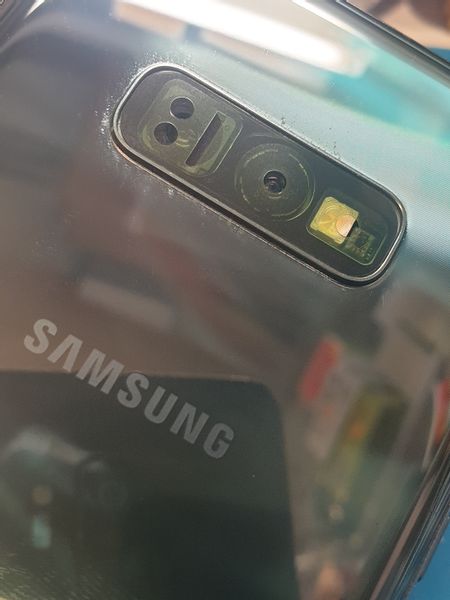 Samsung Galaxy S10e G970 ORYGINALNA SZYBKA KAMERY SZYBA OCZKO Srebrna zdjęcie 4