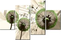 140CM 70 OBRAZ DMUCHAWCE ZIELENI ŚCIENNY