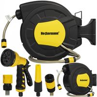 WĄŻ OGRODOWY ZWIJANY BĘBEN ZWIJACZ AUTOMATYCZNY