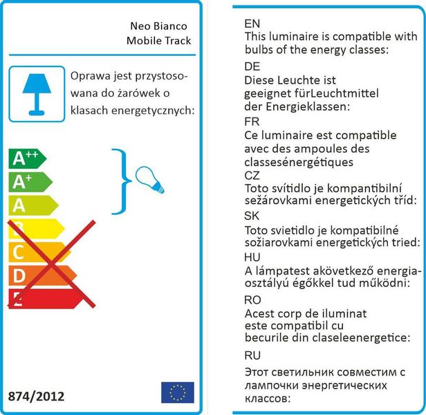 LAMPA sufitowa Neo Bianco Mobile Track+UFO BI Orlicki Design metalowa OPRAWA do systemu szynowego 1-fazowego biała zdjęcie 3