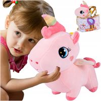 PLUSZOWY JEDNOROŻEC Z TOREBKĄ PLUSZOWA MASKOTKA PRZYTULANKA PLUSZAK UNICORN