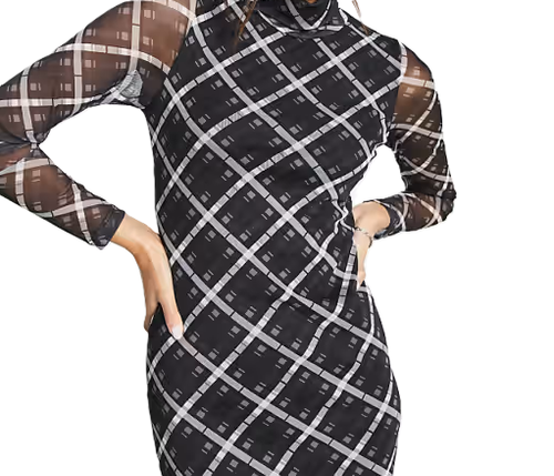 ONLY ONLFLOW MESH MIDI DRESS ROZMIAR S na Arena.pl
