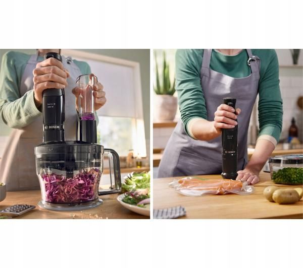 Blender ręczny Bosch MSM4B621 1000W + Rozdrabniacz + Końcówka do ubijania zdjęcie 4