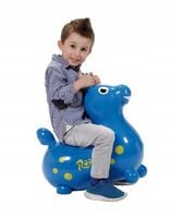 Skoczek dla dzieci dmuchany konik zabawka Gymnic Rody niebieski