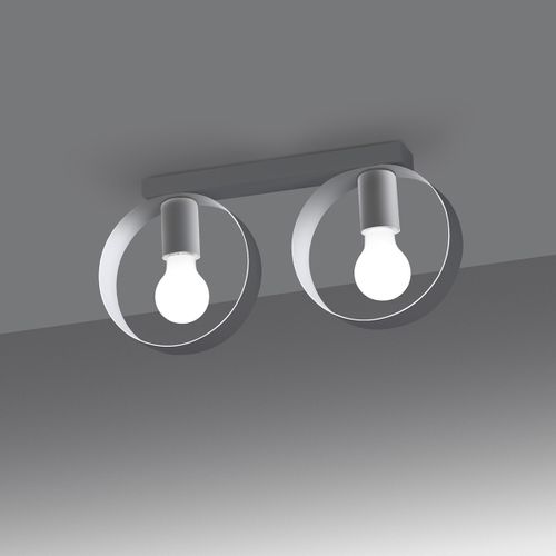 Plafon TITRAN 2 biały na Arena.pl