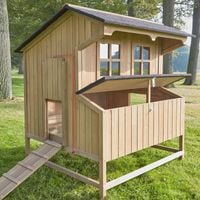 Woliera dla kurczaków kurnik dla kur dla małych zwierząt na zewnątrz natura