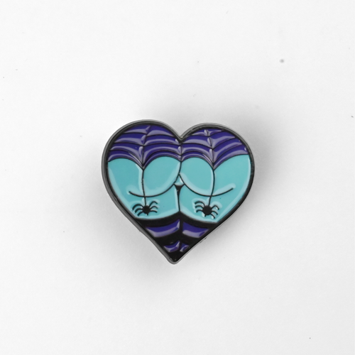 Pinup Heart | 3 cm | Metal | Przypinka | Vampire na Arena.pl