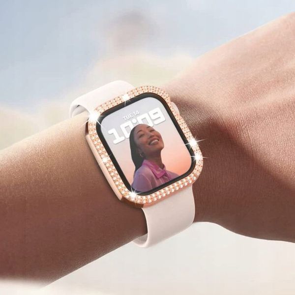 2w1 ETUI + SZKŁO DO APPLE WATCH 4/5/6/7/8/9/SE 40/41/44/45MM KOLORY zdjęcie 11