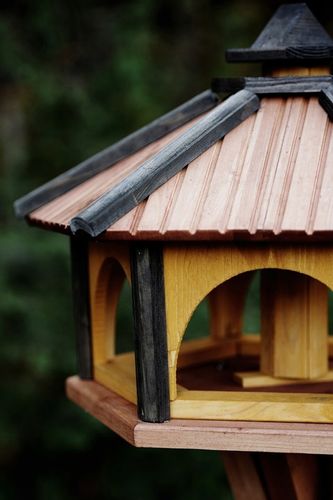 Karmnik dla ptaków drewno z wsypem Karmniki KW60 na Arena.pl