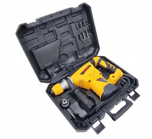 MŁOT UDAROWY MŁOTOWIERTARKA UDAR SDS+ ZESTAW 3350w 6J + DŁUTA WIERTŁA MOCNY na Arena.pl