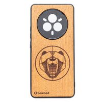 Drewniane Etui Bewood do Realme 14 Pro 5G NIEDŹWIEDŹ MERBAU