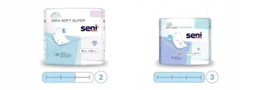 PODKŁADY SENI SOFT SUPER DRY 60X90CM 15 SZTUK CHŁONNE JEDNORAZOWE na Arena.pl