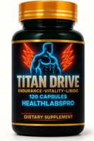 Titan Drive - Naturalny Booster Testosteronu, TESTOSTERON tabletki 120 KAPS