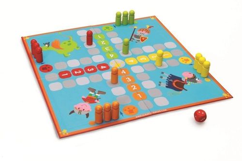 Scratch Gra planszowa WIKINGOWIE 2w1 chińczyk na Arena.pl