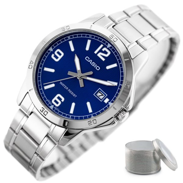 ZEGAREK MĘSKI CASIO MTP-V004D-2B (zd047g) + BOX zdjęcie 8