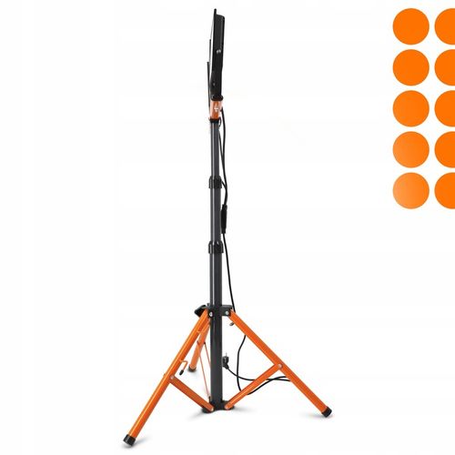 Halogen LED Statyw Budowlany Naświetlacz 3x 100W 33000lm Lampa Na na Arena.pl