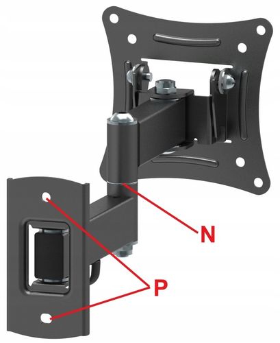 EXTRA MOCNY OBROTOWY UCHWYT DO MONITORA lub TELEWIZORA 10-32 cal na Arena.pl