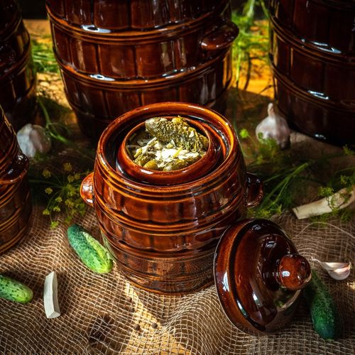 BECZKA KAMIONKA 12L GARNEK DO KISZENIA OGÓRKÓW KAPUSTY Z KOŁNIERZEM na Arena.pl