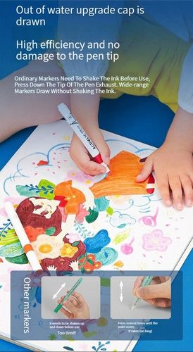 FLAMASTRY PISAKI AKRYLOWE DO RÓŻNYCH POWIERZCHNI 24 szt na Arena.pl