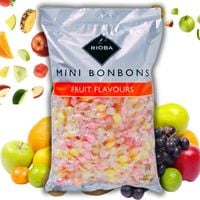 RIOBA Cukierki MINI o smaku owocowym OWOCOWE 1KG