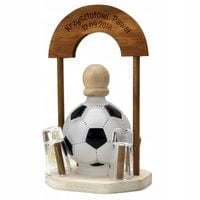 KARAFKA piłka dla KIBICA z kieliszkami + GRAWER DEDYKACJI NA URODZINY 18-99