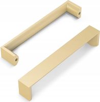 UCHWYTY MEBLOWE 10 SZTUK ZŁOTE DEKORACYJNE FURNIWARE 166 MM