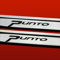 Listwa progowa FIAT GRANDE PUNTO  PUNTO Stal nierdzewna 304 połysk z czarny