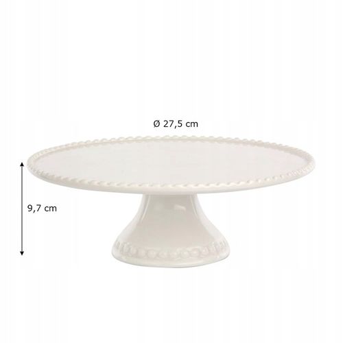 Patera talerz porcelanowy na ciasto tort Altom Design Regular 27,5 cm na Arena.pl