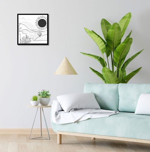 Plakat 40x40cm Linearny Pejzaż na Arena.pl